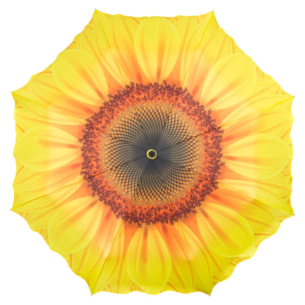 Regenschirm / Taschenschirm *Sonnenblume*